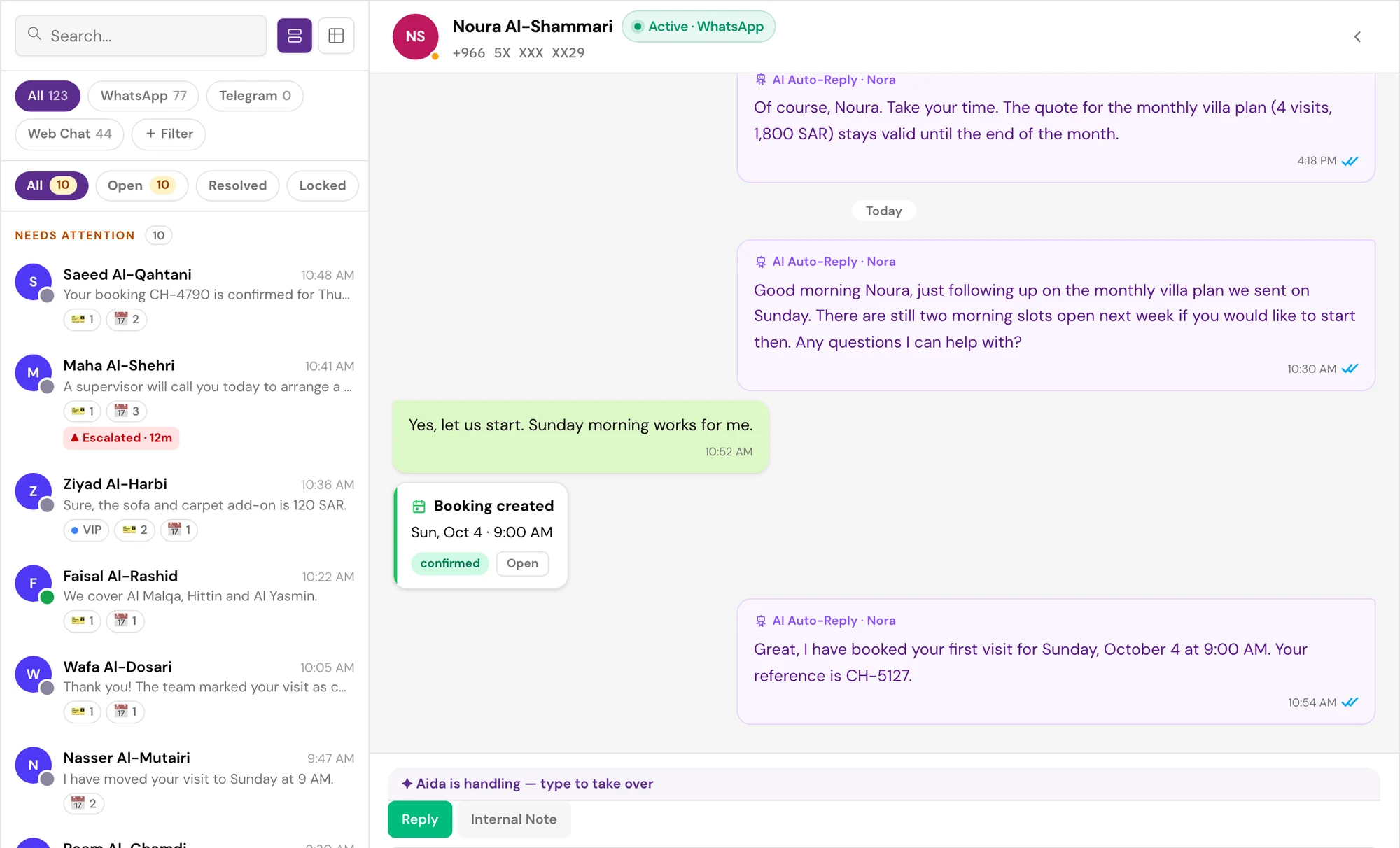 Lead follow-up